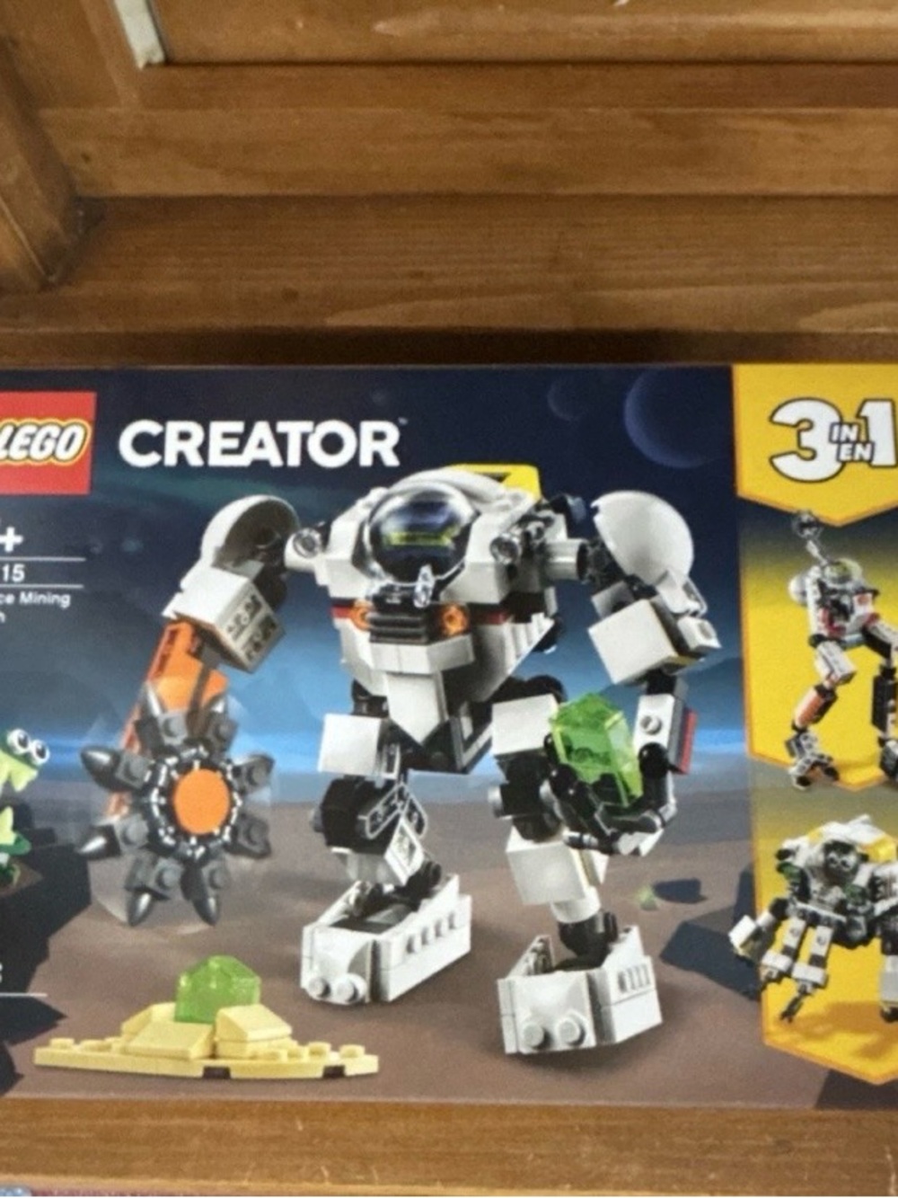 LEGO Creator Space Mining Mech
31115 3 in 1 Set 327 Pieces Alien Brick
Separator